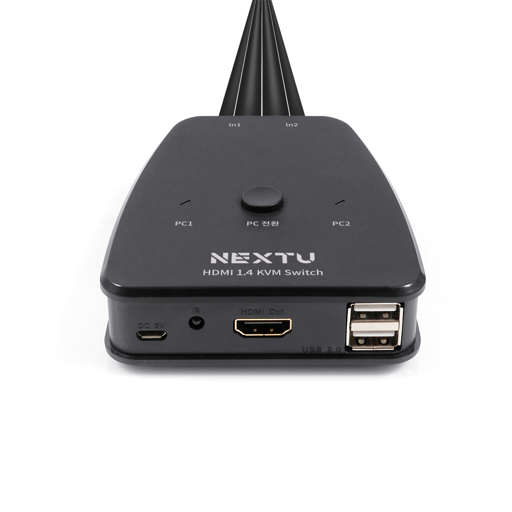 넥스트 NEXT-6902KSW  2:1 USB HDMI 케이블일체형 KVM 스위치